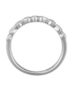Anel Vintage Empilhável em Ouro 14k com Diamantes Naturais