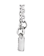 Colar Barra Cravejado em Ouro 14k com Diamantes Naturais – Modelo 14