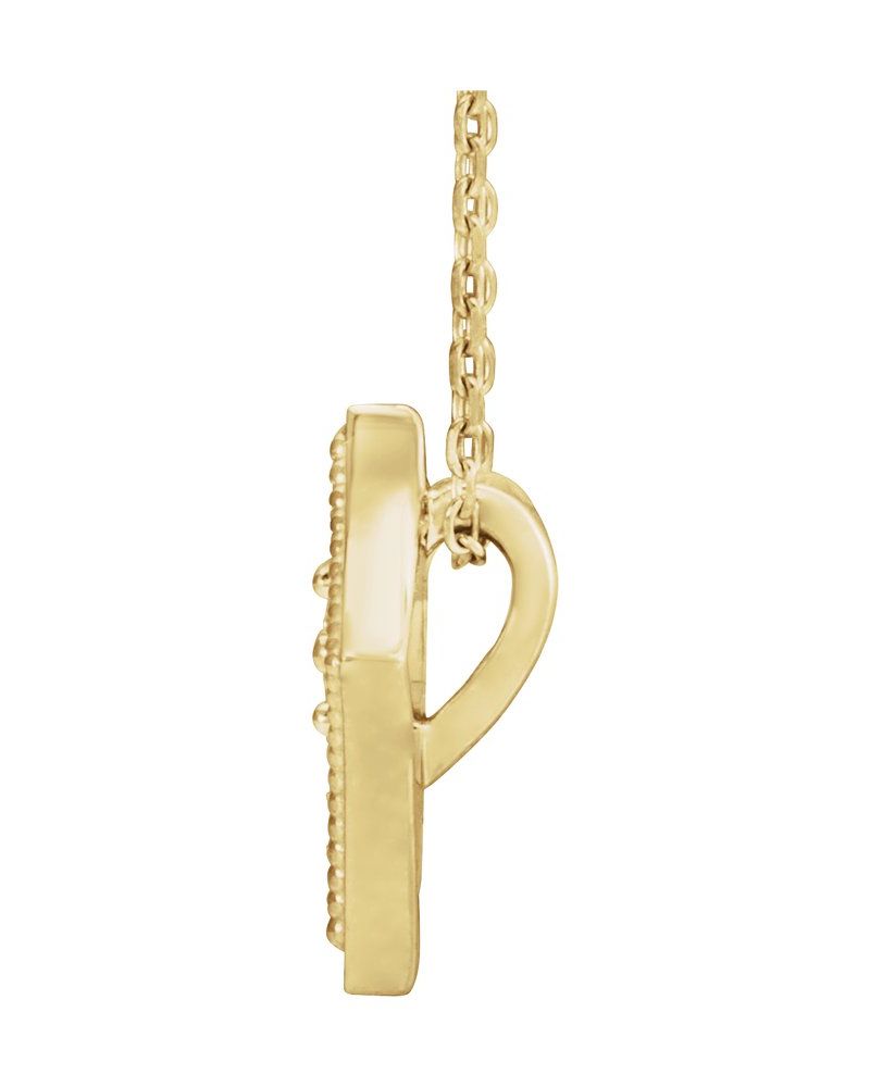 Colar Solitário em Ouro 14k com Diamantes Naturais – Modelo 20