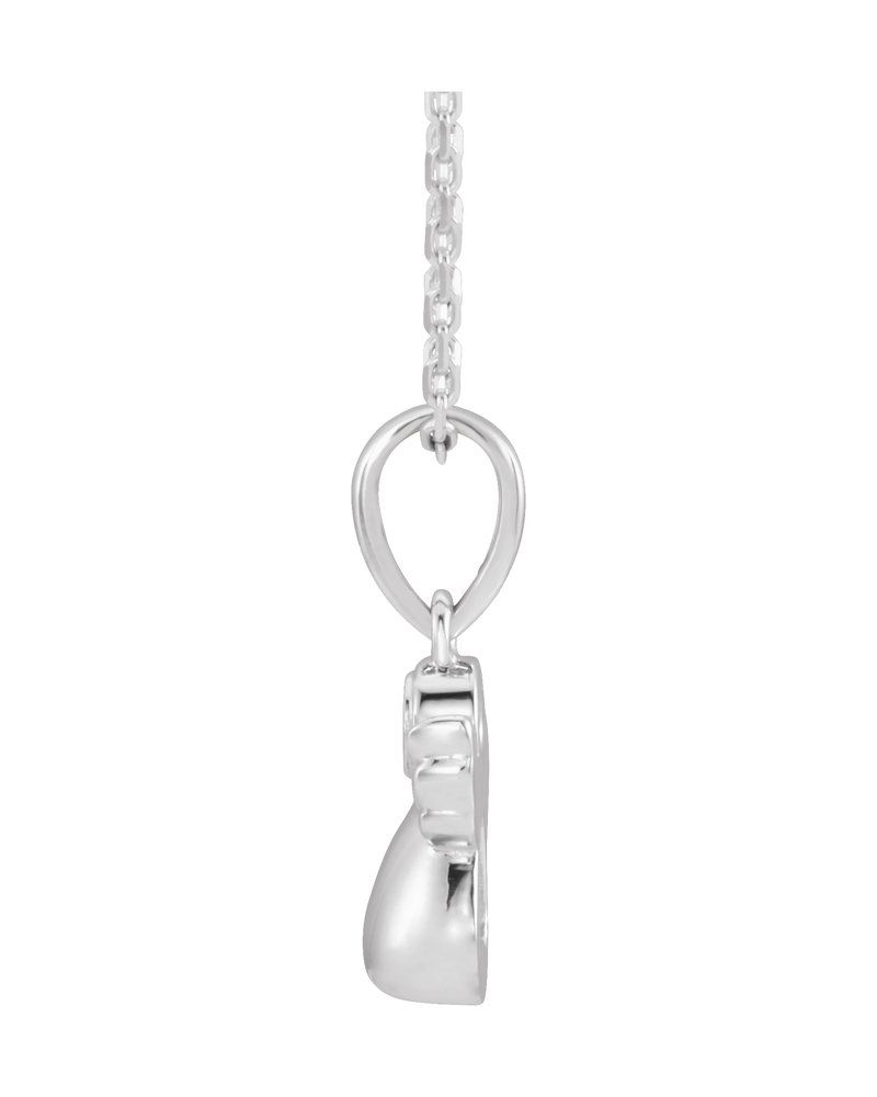 Colar Anjo Infantil em Ouro 14k com Diamantes Naturais