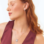 Argola de Prata 925 com Zircônias
