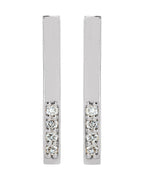 Brinco Barra Cravejado em Ouro 14k com Diamantes Naturais – Modelo 7