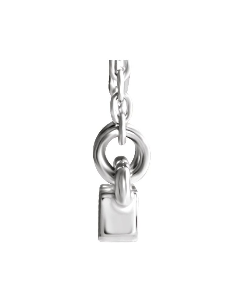 Colar Barra Cravejado em Ouro 14k com Diamantes Naturais – Modelo 13