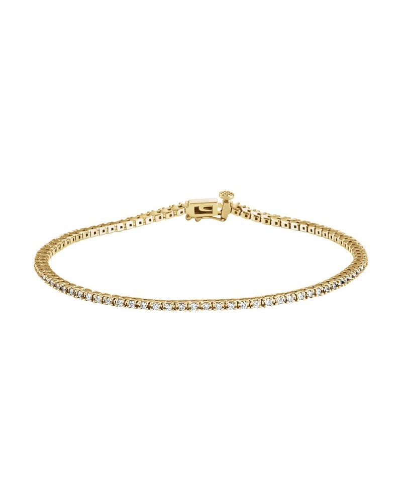Pulseira Riviera em Ouro 14k com Diamantes de Laboratório – Modelo 20