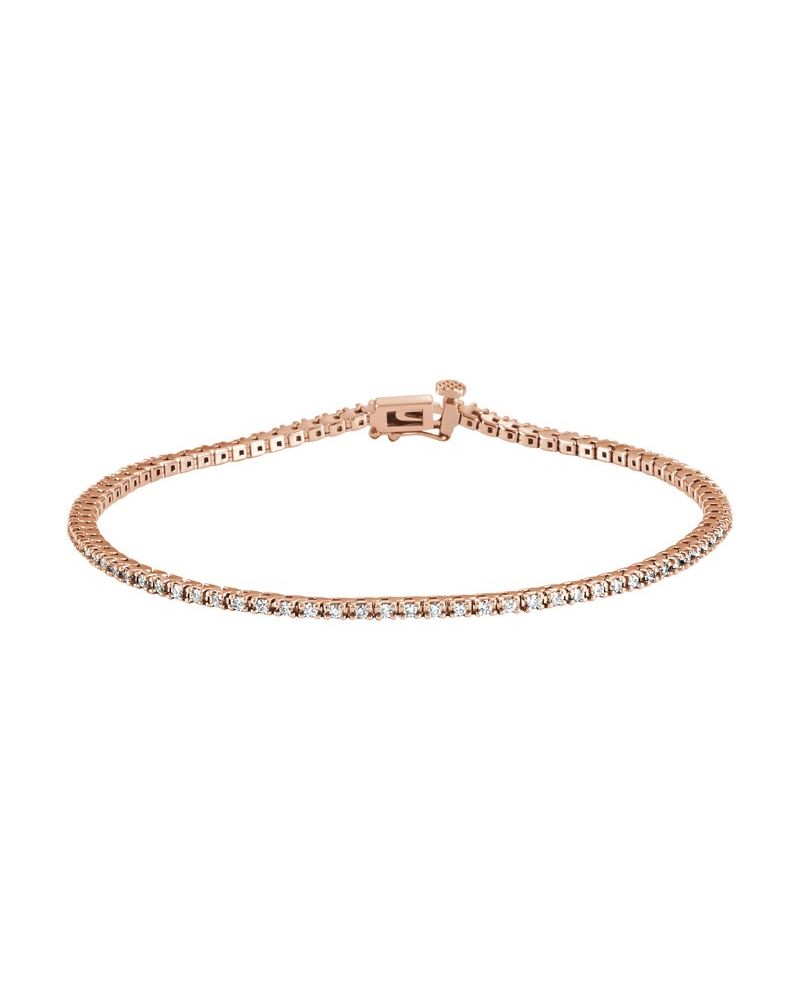 Pulseira Riviera em Ouro 14k com Diamantes de Laboratório – Modelo 20