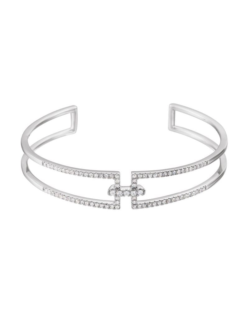 Bracelete Cravejado em Ouro 14k com Diamantes Naturais – Modelo 2