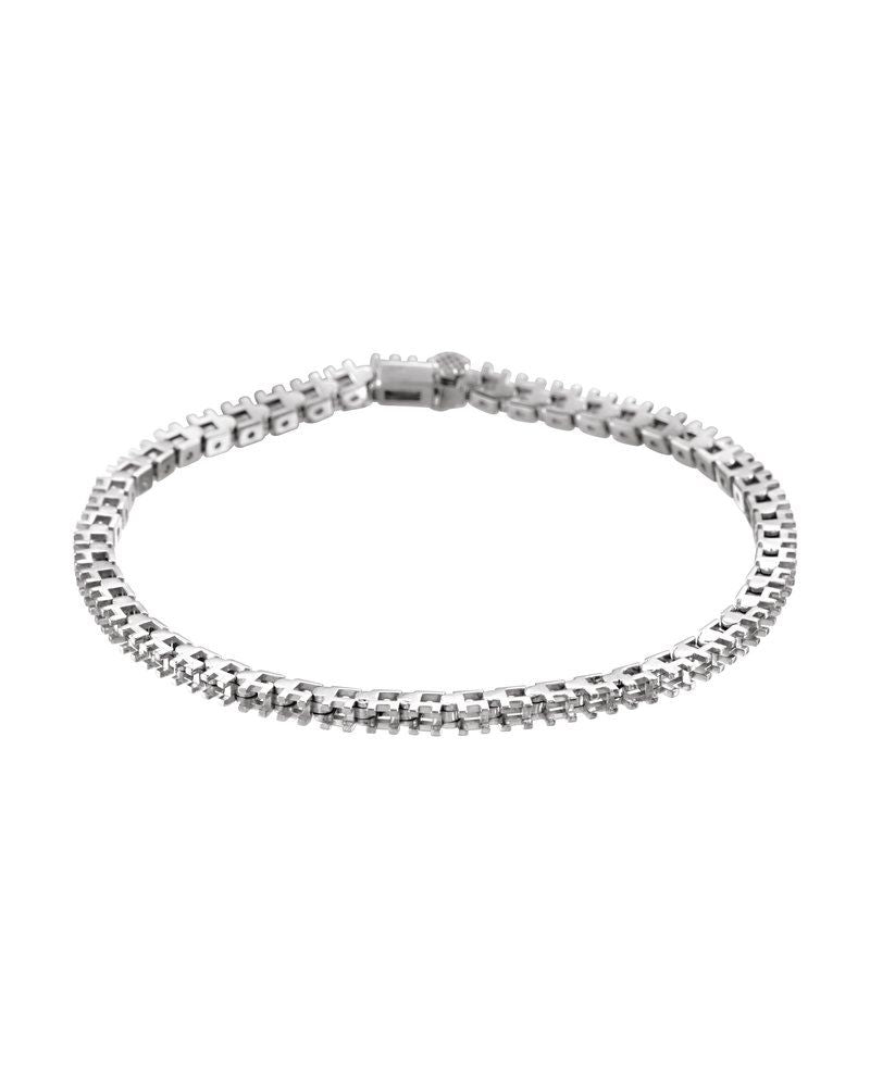Pulseira Riviera em Ouro 14k com Diamantes Naturais – Modelo 23