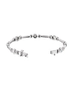 Pulseira Riviera com Cravação Bezel em Ouro 14k com Diamantes Naturais – Modelo 5