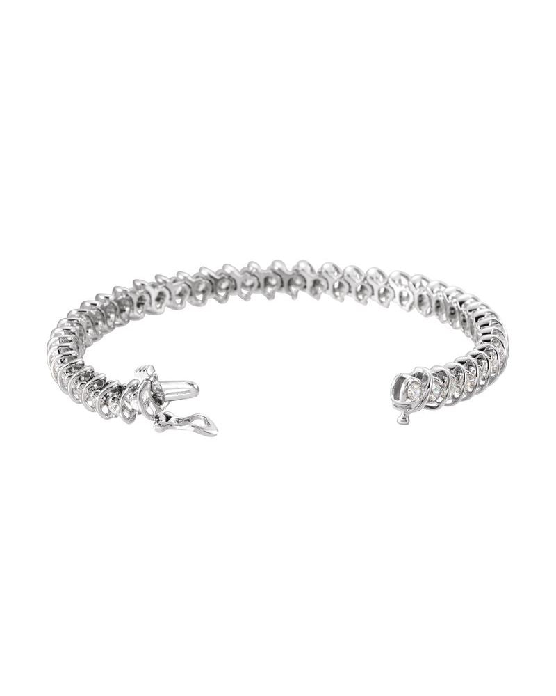 Pulseira Riviera em Ouro 14k com Diamantes Naturais – Modelo 26
