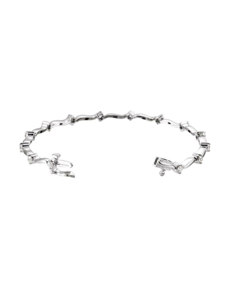 Pulseira Riviera em Ouro 14k com Diamantes Naturais – Modelo 27