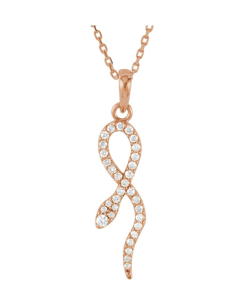 Colar Cobra Delicado em Ouro 14k com Diamantes Naturais