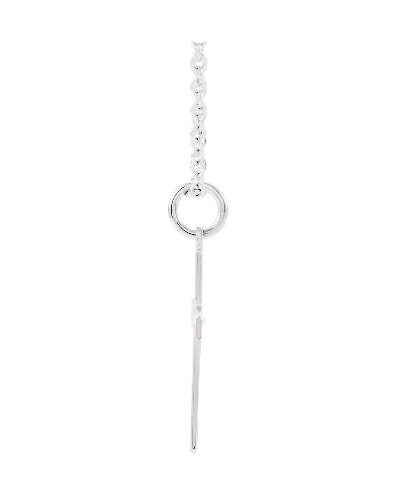 Colar Cruz Infantil em Ouro 14k com Diamantes Naturais