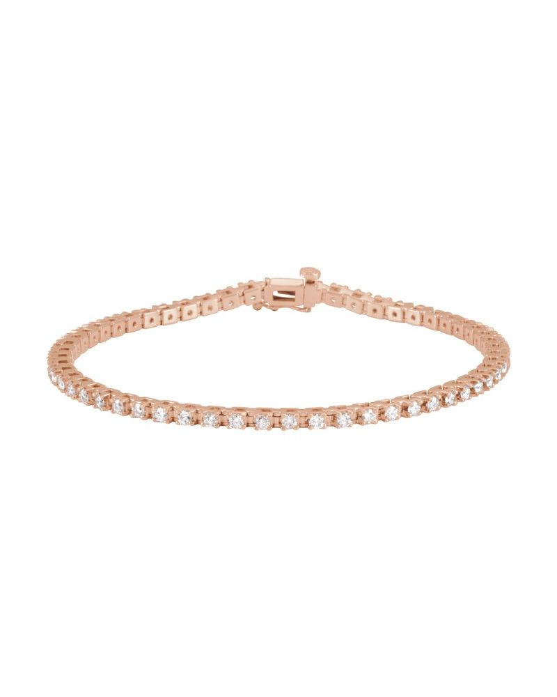 Pulseira Riviera em Ouro 14k com Diamantes de Laboratório – Modelo 22