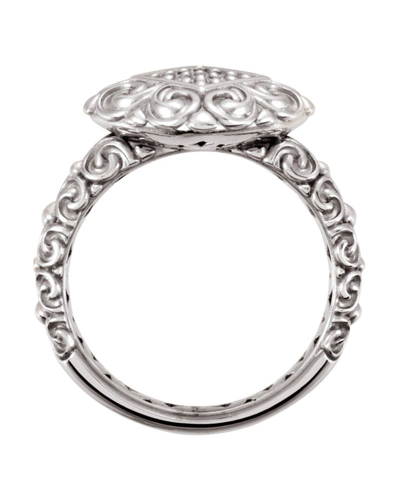 Anel Escultural em Ouro 14k com Diamantes Naturais