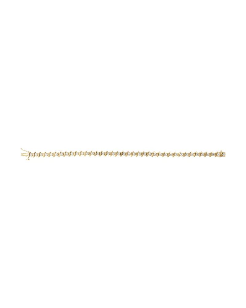Pulseira Riviera Cravejada em Ouro 14k com Diamantes Naturais – Modelo 3