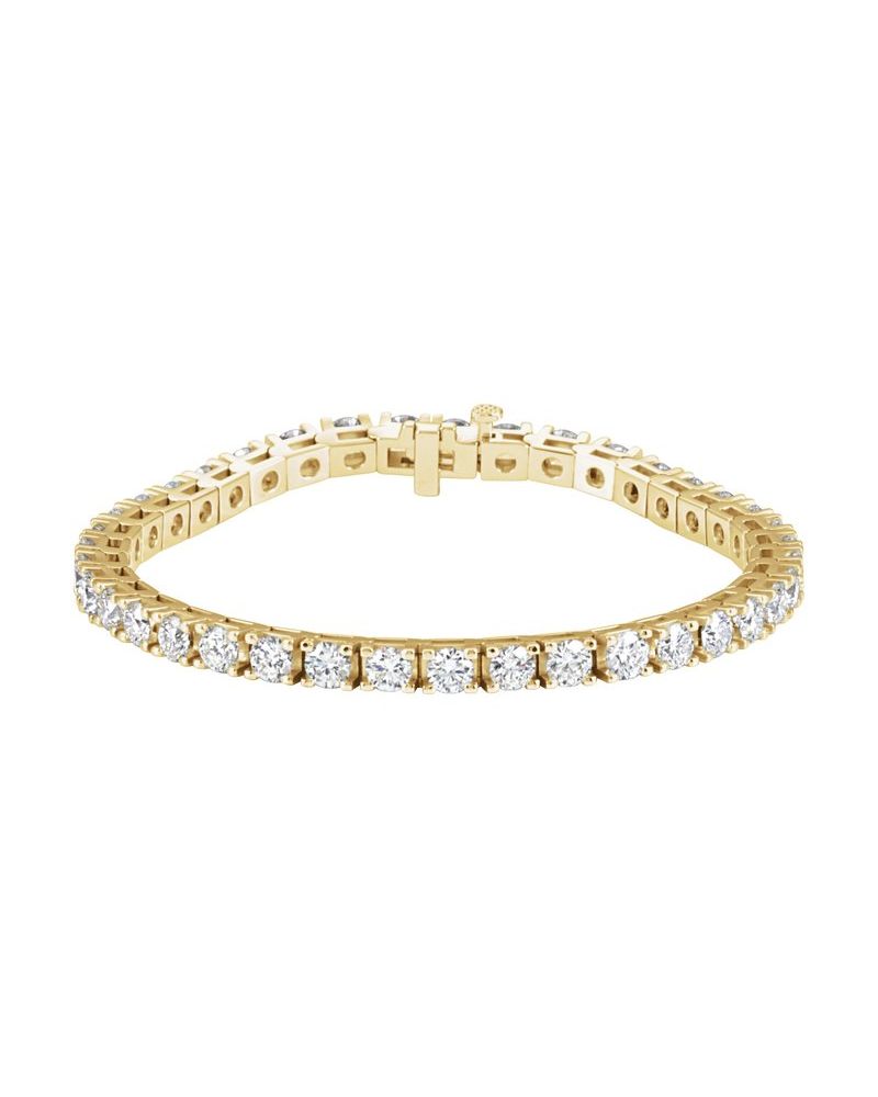Pulseira Riviera em Ouro 14k com Diamantes Naturais – Modelo 21