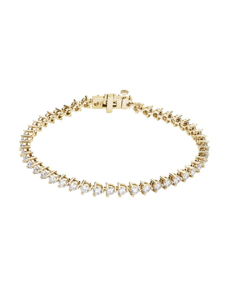 Pulseira Riviera em Ouro 14k com Diamantes Naturais – Modelo 18