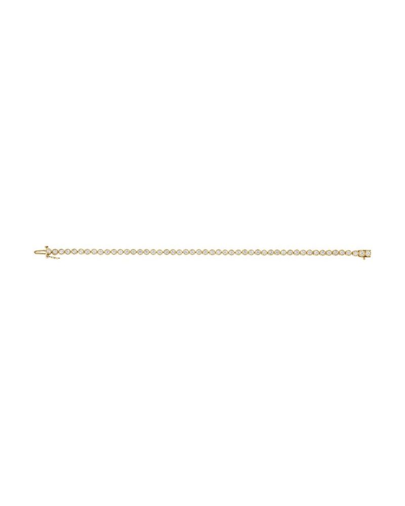 Pulseira Riviera em Ouro 14k com Diamantes Naturais – Modelo 12