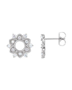 Brinco Cravejado em Ouro 14k com Diamantes Naturais – Modelo 8