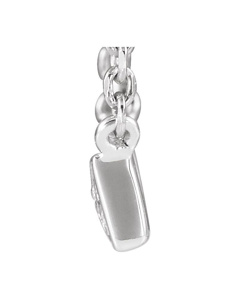 Colar Barra Cravejado em Ouro 14k com Diamantes Naturais – Modelo 12