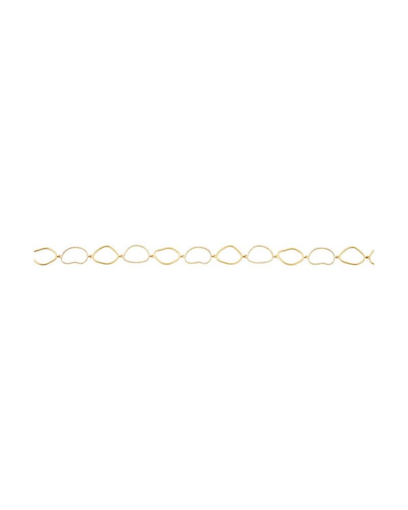 Colar Silhueta Vazada em Ouro 14k com Diamantes Naturais – Modelo 3