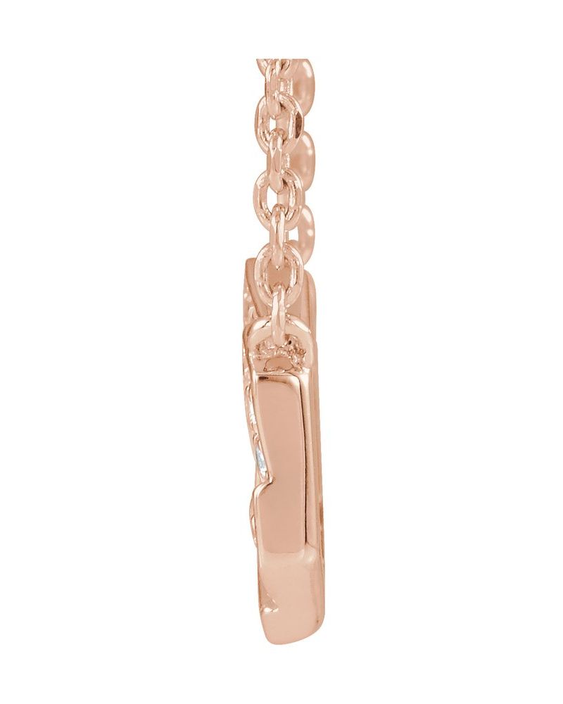 Colar Geométrico Cravejado em Ouro 14k com Diamantes Naturais – Modelo 3