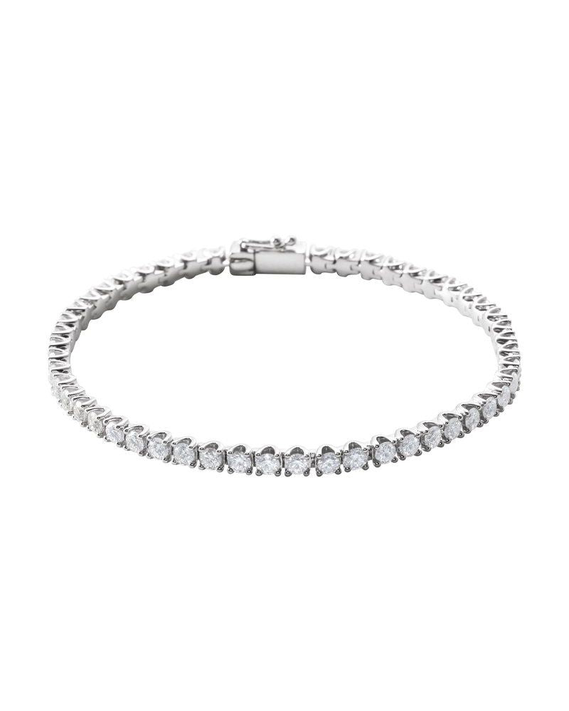 Pulseira Riviera em Ouro 14k com Diamantes Naturais – Modelo 5