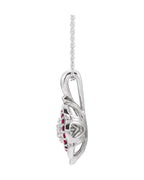 Colar Cluster Halo em Ouro 14k com Diamantes Naturais