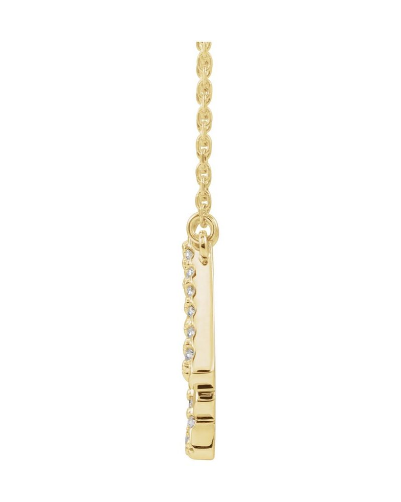 Colar Art Déco Cravejado em Ouro 14k com Diamantes Naturais
