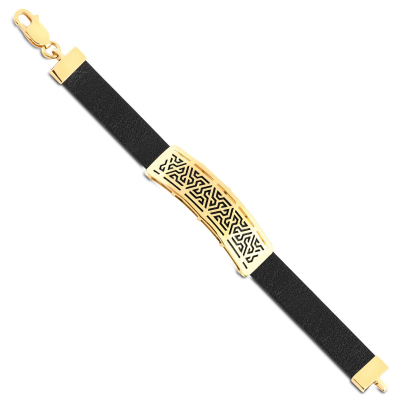 Pulseira Masculina Caixa 5CM Prt