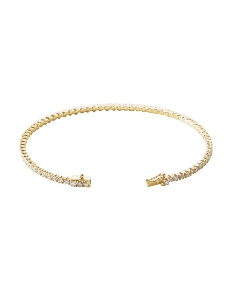 Pulseira Riviera em Ouro 14k com Diamantes Naturais – Modelo 5