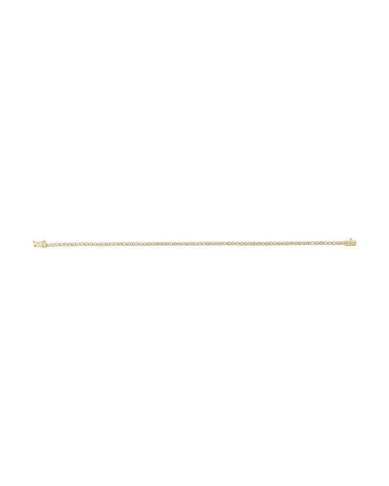 Pulseira Riviera em Ouro 14k com Diamantes Naturais – Modelo 5