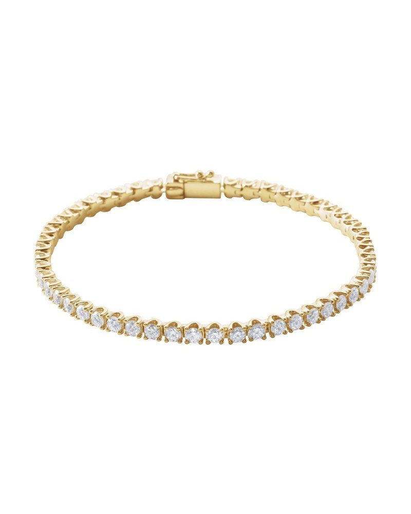 Pulseira Riviera em Ouro 14k com Diamantes Naturais – Modelo 5