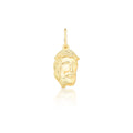 Pingente de Prata 925 Banhada a Ouro com a Face de Jesus