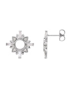 Brinco Cravejado em Ouro 14k com Diamantes Naturais – Modelo 11