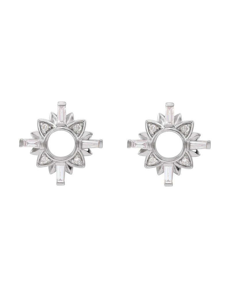 Brinco Cravejado em Ouro 14k com Diamantes Naturais – Modelo 11
