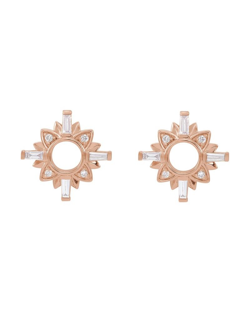 Brinco Cravejado em Ouro 14k com Diamantes Naturais – Modelo 11