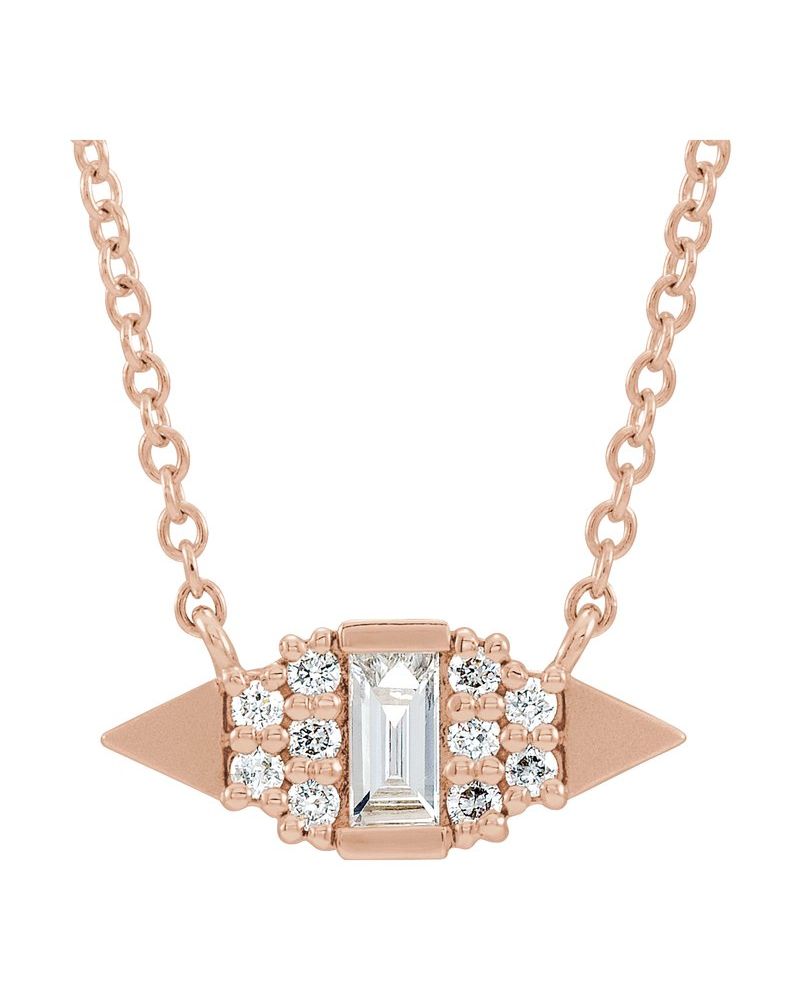 Colar Geométrico em Ouro 14k com Diamantes Naturais – Modelo 7