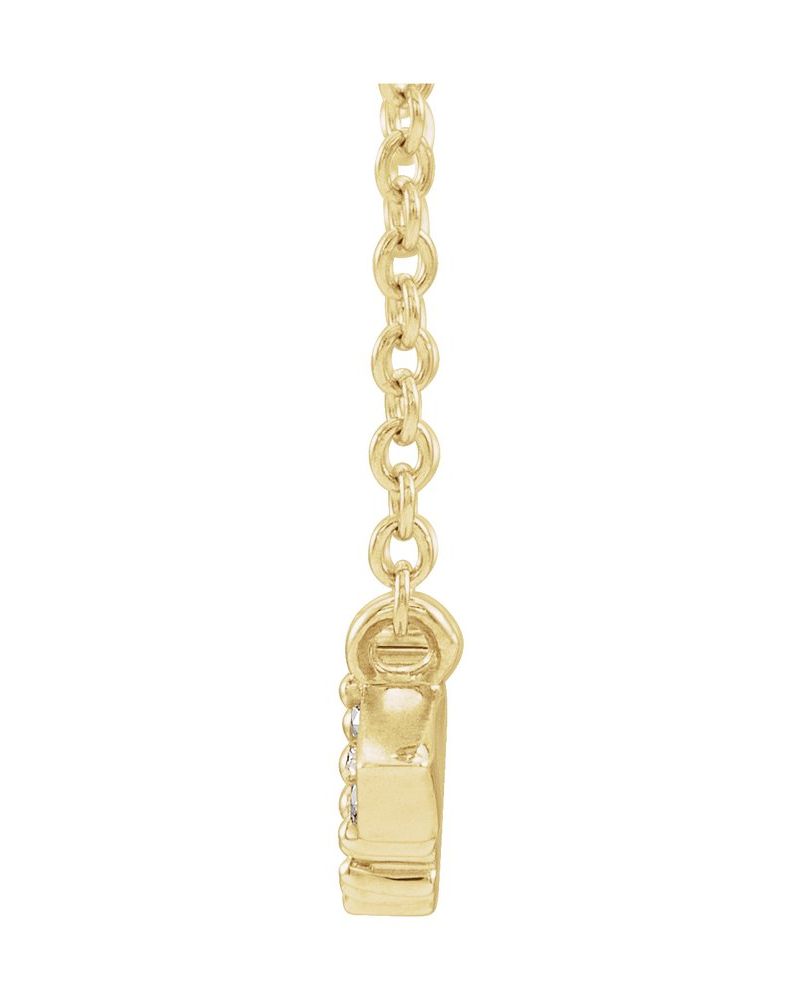 Colar Geométrico em Ouro 14k com Diamantes Naturais – Modelo 7