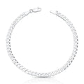 Pulseira de Prata 925 em Malha Groumet