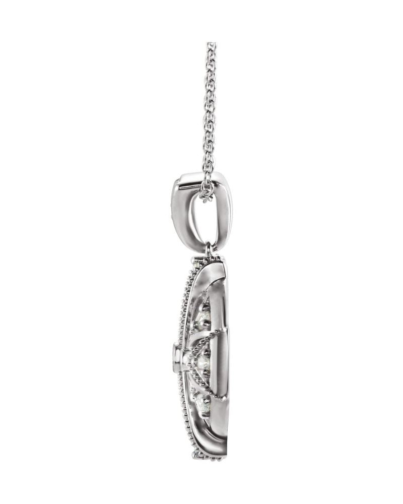 Colar Vintage em Ouro 14k com Diamantes Naturais – Modelo 2