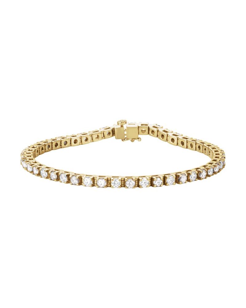 Pulseira Riviera em Ouro 14k com Diamantes de Laboratório – Modelo 23