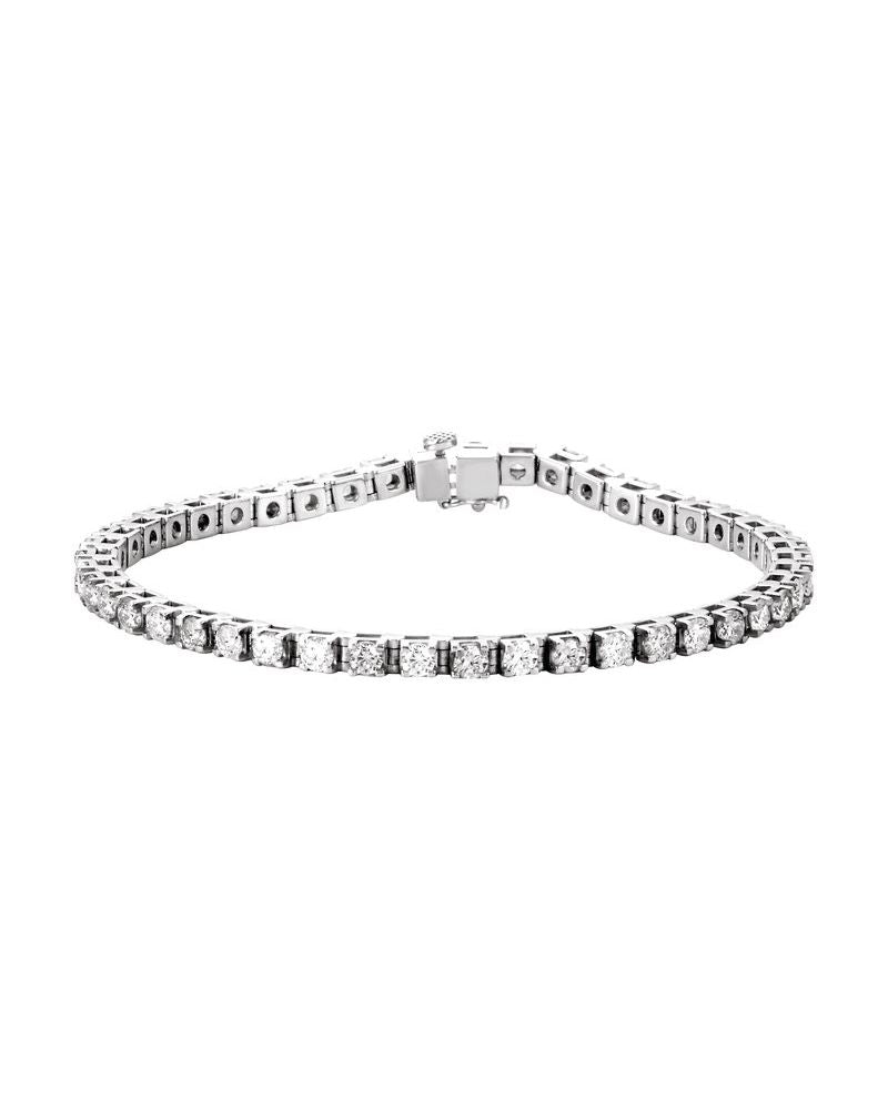 Pulseira Riviera em Ouro 14k com Diamantes Naturais – Modelo 28