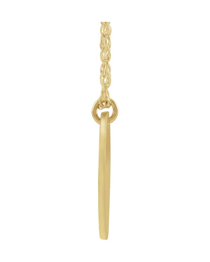 Colar Personalizado do Casal Iniciais em Ouro 14k com Diamantes Naturais