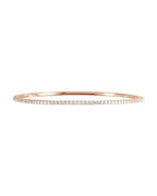 Bracelete Rígido Cravejado em Ouro 14k com Diamantes de Laboratório – Modelo 3