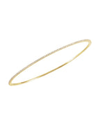 Bracelete Rígido Cravejado em Ouro 14k com Diamantes de Laboratório – Modelo 3