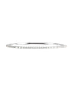 Bracelete Rígido Cravejado em Ouro 14k com Diamantes de Laboratório – Modelo 3