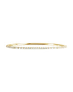 Bracelete Rígido Cravejado em Ouro 14k com Diamantes de Laboratório – Modelo 3