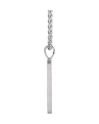 Colar Triângulo em Ouro 14k com Diamantes Naturais – Modelo 3