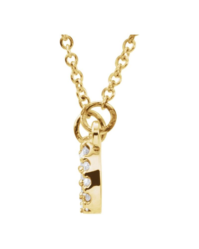 Colar Geométrico em Ouro 14k com Diamantes Naturais – Modelo 9